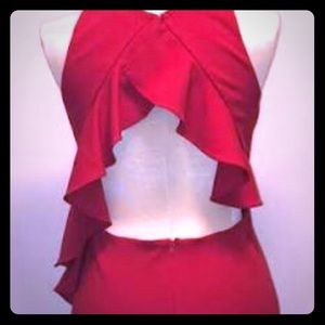 Gianni bini Sasha red dress